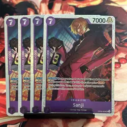 4x One Piece Card - OP09 Emperors in the New World C/UC/R/SR Playset English PYC - Image 1