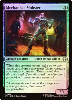 Foil Mechanical Mobster [Marvel's Spider-Man] MTG - Image 1