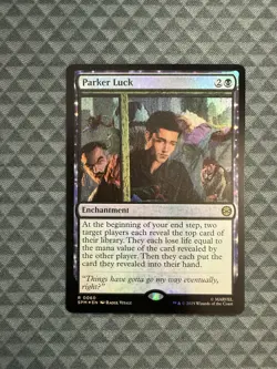 MTG Parker Luck #0060 Foil Rare Marvel’s Spider-Man (SPM) - Image 1