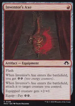 MTG Modern Horizons 3 - Inventor's Axe - MH3 126 - Regular - Image 2