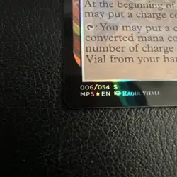 MTG Aether Vial Masterpiece Kaladesh Inventions Foil English NM - Image 5