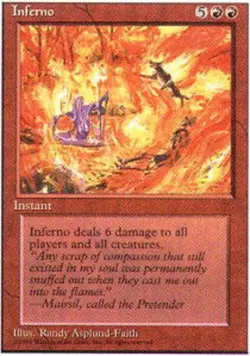 Inferno - Fourth Edition #205/379 MTG Magic The Gathering - Image 1