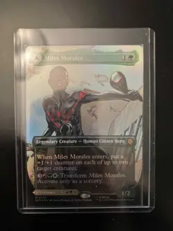 MTG Magic Miles Morales Ultimate Spider-Man 0234 Borderless Double-Sided Foil - Image 2