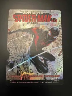 MTG Magic Miles Morales Ultimate Spider-Man 0234 Borderless Double-Sided Foil - Image 3