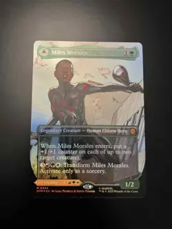 MTG Magic Miles Morales Ultimate Spider-Man 0234 Borderless Double-Sided Foil - Image 4