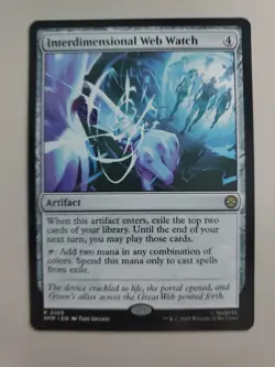MTG Interdimensional Web Watch Marvel's Spider-Man Regular Rare - Image 1