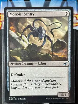 Monoist Sentry - Reg - MTG - Edge of Eternities - EOE - 0111 - UNCOMMON ~ NM - Image 2