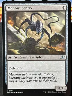 Monoist Sentry - Reg - MTG - Edge of Eternities - EOE - 0111 - UNCOMMON ~ NM - Image 3