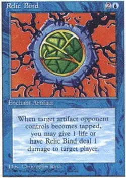 Relic Bind - Fourth Edition #97/379 MTG Magic The Gathering - Image 1