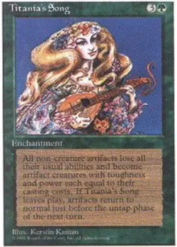 Titania's Song - Fourth Edition #276/379 MTG Magic The Gathering - Image 1