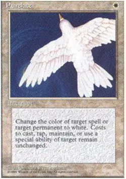 Purelace - Fourth Edition #43/379 MTG Magic The Gathering - Image 1