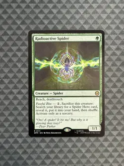 MTG Radioactive Spider #0111 Rare Marvel’s Spider-Man (SPM) - Image 1