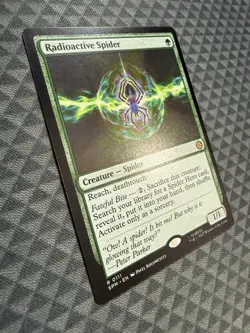 MTG Radioactive Spider #0111 Rare Marvel’s Spider-Man (SPM) - Image 2