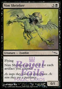 Nim Shrieker 4x FOIL MDN MTG Mirrodin Common MINT black - Image 1