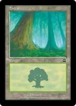 MTG - 4 x Forest - Playset 4x x4 - Mercadian Masques Mix Regular - Image 1