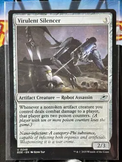 Virulent Silencer - Reg - MTG - Edge of Eternities - EOE - 0248 - UNCOMMON ~ NM - Image 2