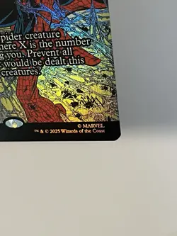 Arachnogenesis (Borderless) Marvel Universe Eternal-Legal Spider-Man Foil MTG NM - Image 4