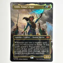 ESHKI, TEMUR'S ROAR MTG TDC - CARTE MAGIC THE GATHERING EN FOIL NEUF - Image 1
