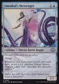 MTG Modern Horizons 3 - Emrakul's Messenger - MH3 61 - Regular - Image 2