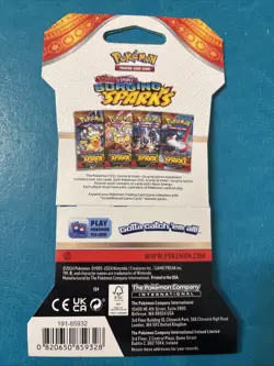 Pokemon Scarlet & Violet Surging Sparks New Blister Booster Packs Lot Of 4 - Image 3