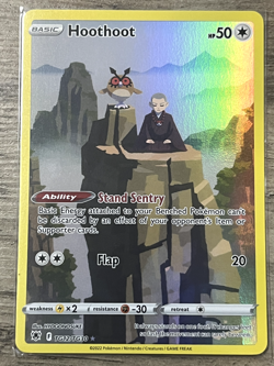 Hoothoot TG12/TG30 Swsh10: Astral Radiance Trainer Gallery Holo Pokemon NM - Image 1