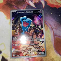 Team Rocket's Wobbuffet SVP 203 Pokemon Center Exclusive Promo - Image 1