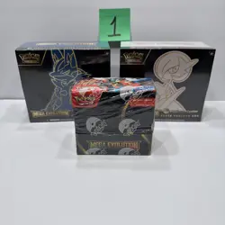 Pokemon Center Mega Evolution ETB Pair And Mega Evolution Booster Box - Image 1
