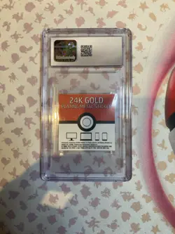 Raichu Pokemon Candy Stickers (2023) Korean 24k Gold Plating CGC 10 GEM MINT - Image 4
