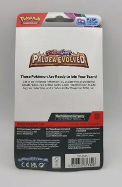 Pokemon PALDEA EVOLVED Checklane Blister Armarouge Charcadet 2 Promos - Image 2