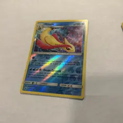 2017 Pokemon Milotic 27/111 Sm-Crimson Invasion Reverse Holo - Image 3