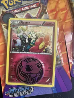 POKEMON XY STEAM SIEGE BLISTER BOOSTER PACK NEW LUCARIO FLOETTE BLACK STAR PROMO - Image 3