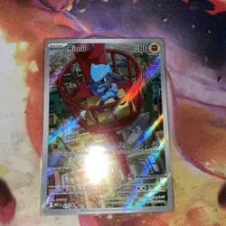 Riolu 010 Pokemon Center Stamped Black Star Promo - TCG Mega Evolutions - NM+/M - Image 1