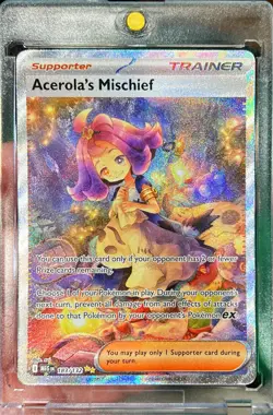 2025 Pokemon Mega Evolution Acerola’s Mischief 183/132 SIR Pack Fresh MINT - Image 1