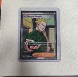 Lt Surge's Bargain 170/132 Mega Evolution Full Art Trainer Pokemon - Image 1