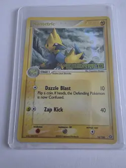 Manectric 16/106 | EX Emerald | Stamped Reverse Holo | English Pokemon | NM - Image 1