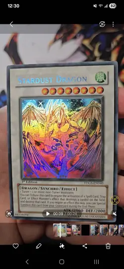 Yugioh * Stardust Dragon (Ghost) * TDGS-EN040 The Duelist Genesis-1st Edition - Image 2