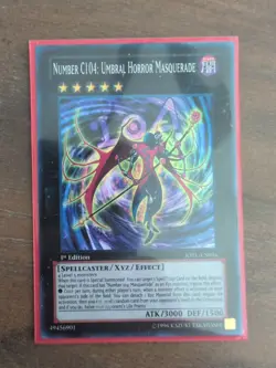 Number C104: Umbral Horror Masquerade JOTL-EN056 1st Edition YuGiOh! - Image 1