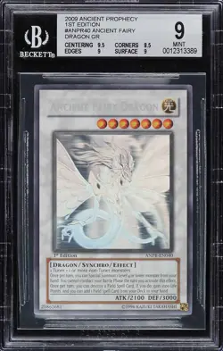 BGS 9 Mint Ancient Fairy Dragon ANPR-EN040 1st Edition Ghost Rare YuGiOh PSA 9 - Image 1