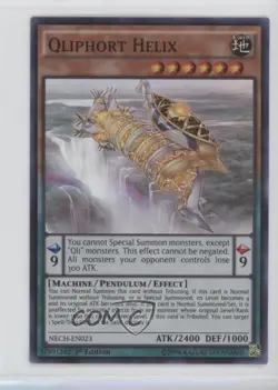 Qliphort Helix 1st Ed. YuGiOh The New Challangers #NECH-EN023 - Image 1