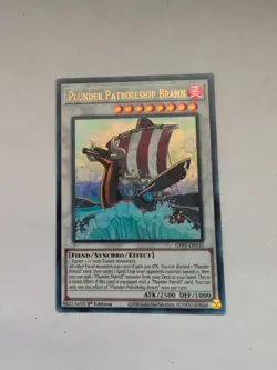 YuGiOh! - Plunder Patrollship Brann GFP2-EN135 Ultra Rare 1st Edition Near Mint - Image 1