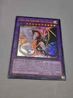 Yugioh! NM Light and Darkness Dragonlord - INFO-EN034 - Ultra Rare - 1st Edition - Image 1