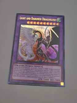 Yugioh! NM Light and Darkness Dragonlord - INFO-EN034 - Ultra Rare - 1st Edition - Image 2
