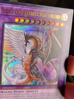 Yugioh! NM Light and Darkness Dragonlord - INFO-EN034 - Ultra Rare - 1st Edition - Image 3