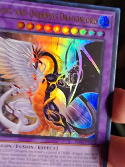 Yugioh! NM Light and Darkness Dragonlord - INFO-EN034 - Ultra Rare - 1st Edition - Image 4