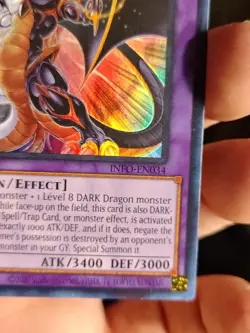 Yugioh! NM Light and Darkness Dragonlord - INFO-EN034 - Ultra Rare - 1st Edition - Image 5