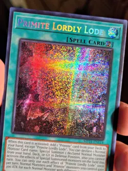 Yugioh Primite Lordly Lode MP25-EN114 Prismatic Secret Rare 1st Ed NM - Image 3