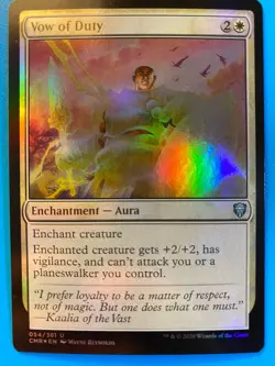 MTG 1x FOIL Vow of Duty # 54 Commander Legends Magic the Gathering Card x1 NM - Image 1