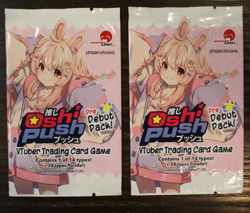 2x Japanime Games Oshi Push VTuber Trading Card Game Pre Debut Pack lot set - Image 1