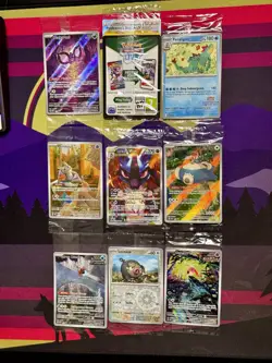 Pokemon Sealed Promo 9 Card lot Snorlax Lucario Mimikyu TCG Cards - Image 1
