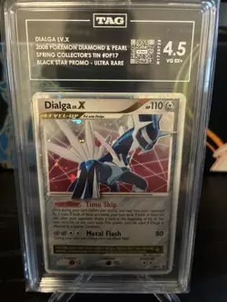 Dialga LV.X DP17 Black Star Promo Holo Diamond & Pearl Pokemon Card 2008 Tag4.5 - Image 1